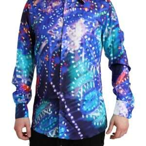 Purple Luminarie Silk Slim MARTINI Shirt