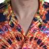 Multicolor Luminarie Silk Casual Shirt - Image 4
