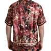 Multicolor Button Down Silk Shirt - Image 2