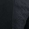 Blue Brocade Wool Skinny Men Dress Pants - Image 4