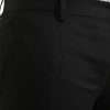 Black Cotton Stretch Skinny Dress Pants - Image 4