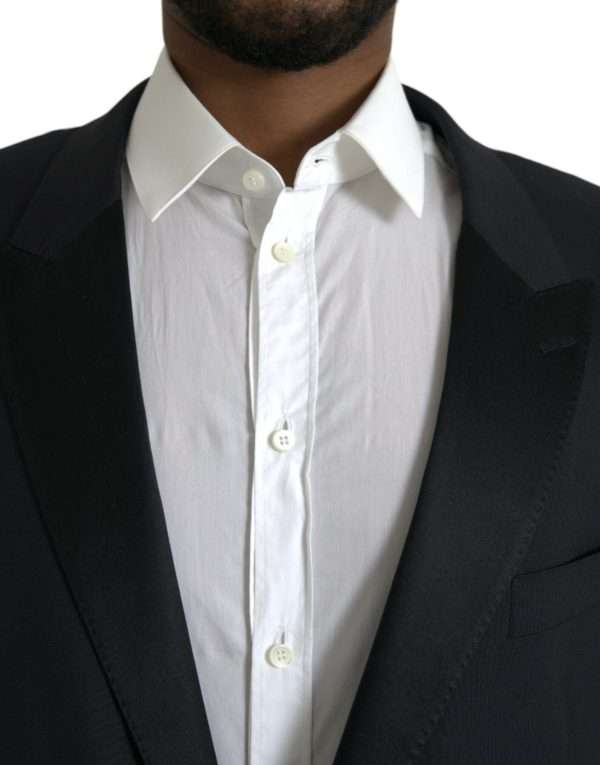 Blue MARTINI Single Breasted Coat Blazer - Image 4