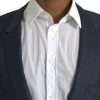 Blue Wool GOLD Single Breasted Coat Blazer - Image 4
