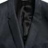Blue Wool GOLD Single Breasted Coat Blazer - Image 6