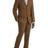 Brown Cashmere 2 Piece Single Breasted Suit - Image 3