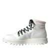 White Vulcano Trekking Men Ankle Boots Shoes - Image 5