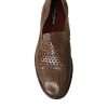 Brown Woven Leather Loafers Casual Shoes - Image 7