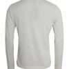Off White Cotton Round Neck Pullover Sweater - Image 2
