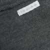 Dark Gray Wool Crew Neck Pullover Sweater - Image 4