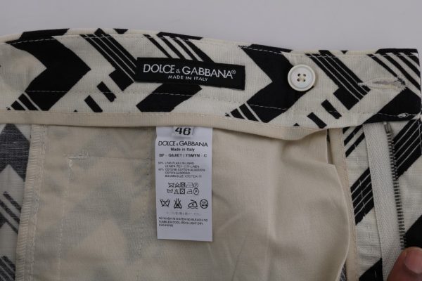 Striped Casual Knee-High Shorts - Image 6
