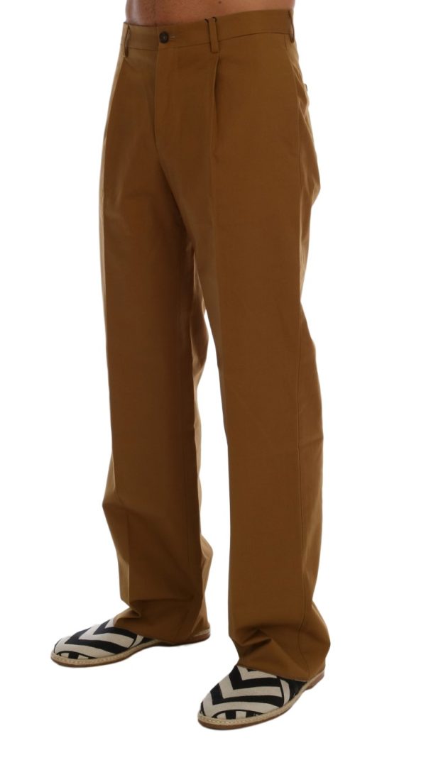 Elegant Brown Formal Trousers for Men - Image 2