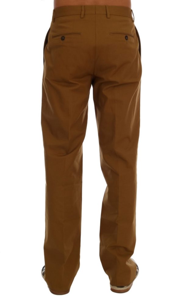 Elegant Brown Formal Trousers for Men - Image 3