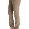 Beige Regular Fit Luxe Trousers - Image 2