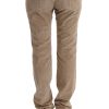 Beige Regular Fit Luxe Trousers - Image 3