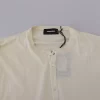 Beige Cotton Linen Long Sleeves Pullover Sweater - Image 6