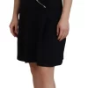 Black Embellished Sleeveless V-neck Jumpsuit Dress - Image 2