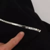 Black Embellished Sleeveless V-neck Jumpsuit Dress - Image 5