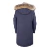Blue Wool Men's Raincoat - Image 2