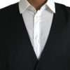 Black Silk Waistcoat Dress Formal Vest - Image 4