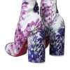 White Floral Jersey Stretch Boots Shoes - Image 4