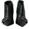 Black Devotion Quilted Buckled Boots Shoes - Image 2