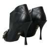Black Devotion Quilted Buckled Boots Shoes - Image 4