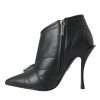 Black Devotion Quilted Buckled Boots Shoes - Image 5