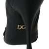 Black Devotion Quilted Buckled Boots Shoes - Image 7
