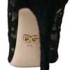 Black Stretch Taormina Lace Boots Shoes - Image 8