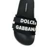 Black Neoprene Slides Flats Beachwear Shoes - Image 7