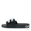 Black Neoprene Slides Flats Beachwear Shoes - Image 8
