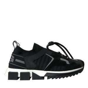 Black Mesh Sorrento Trekking Sneakers Shoes