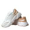 White Peach DAYMASTER Leather Sneakers Shoes - Image 7
