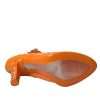 Orange CINDERELLA Floral Crystal Pumps Shoes - Image 6