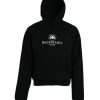 Black Cotton Logo Hooded Pullover Sweatshirt Sweater - Image 2