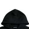 Black Cotton Logo Hooded Pullover Sweatshirt Sweater - Image 4