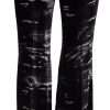 Black Printed High Waist Super Flare Pants - Image 2
