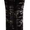 Black Printed High Waist Super Flare Pants - Image 3