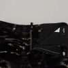 Black Printed High Waist Super Flare Pants - Image 5