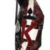 Black Bordeaux Hooded Leather DG King of Love Jacket - Image 3