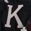 Black Bordeaux Hooded Leather DG King of Love Jacket - Image 4