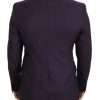 Purple Logo Single Breasted Wool Blazer - Image 5