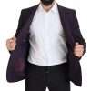Purple Logo Single Breasted Wool Blazer - Image 6