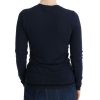 Elegant Blue V-Neck Sweater - Image 3