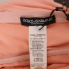 Pink Silk Stretch Strapless Sheath Midi Dress - Image 6