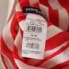 White Red Silk A-Line Shift Gown Maxi Dress - Image 8