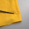 Yellow One Shoulder Side Slit Midi Dress - Image 6