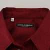 Bordeaux Cotton Long Sleeve Men Formal Shirt - Image 7