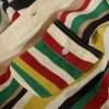 Multicolor Striped Short Sleeve Cotton Shirt - Image 8