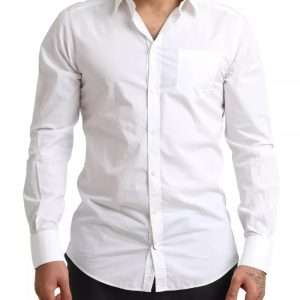 White GOLD Formal Cotton Tuxedo Dress Shirt